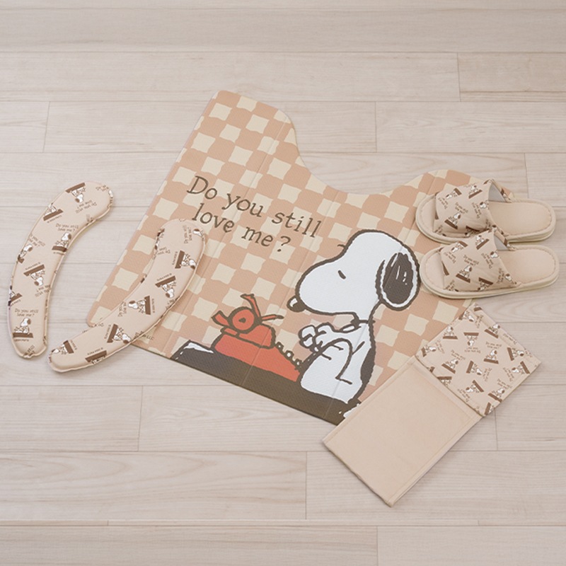 お楽しみセット2026 PEANUTS レッドタイプライター トイレ4点セット