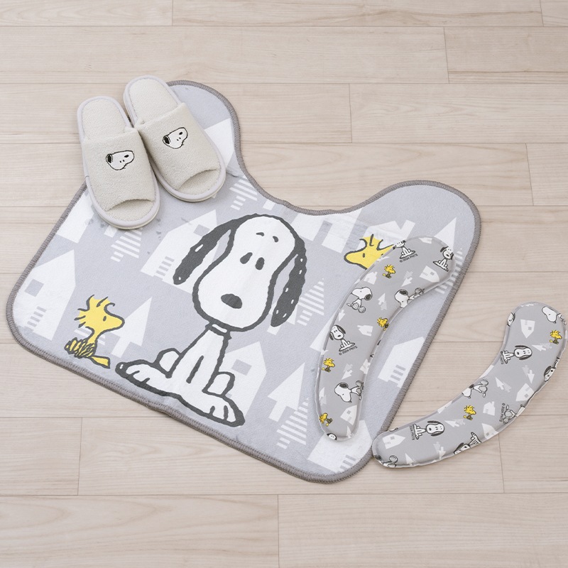 お楽しみセット2026 PEANUTS ストリート トイレ3点セット トイレマット