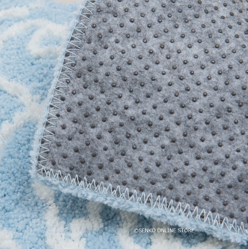 クリアローズ2 トイレマット 約60×60cm ライトブルー/ライトピンク/ホワイト/ブルー/ピンク/グレー