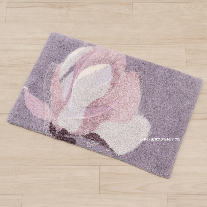 M+home マグノーリア インテリアマット 約50×75cm ピンク