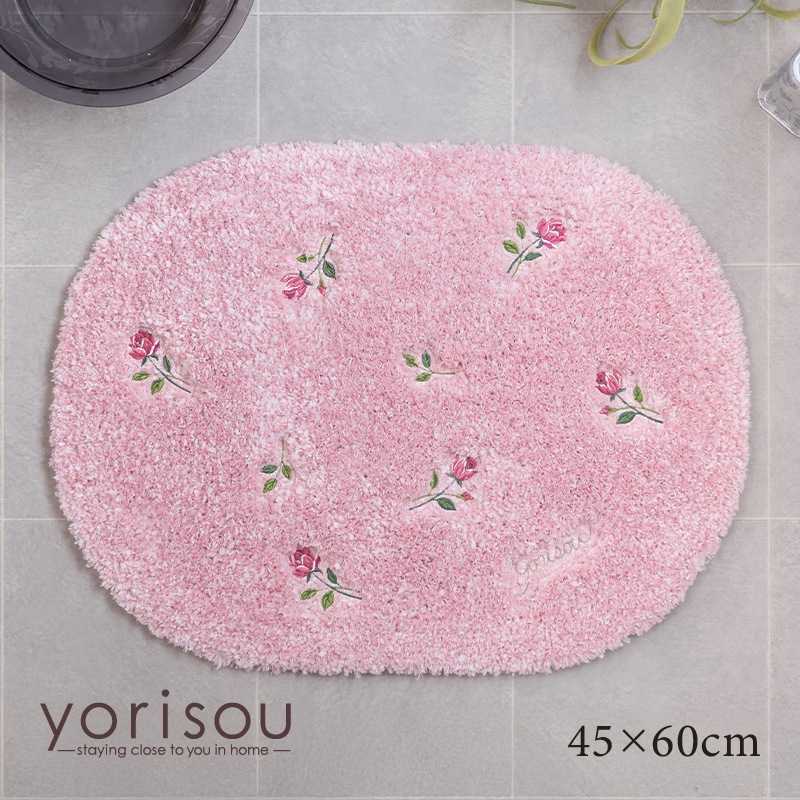 SDS yorisou スイートローズ バスマット 約45×60cm ピンク | ブランド