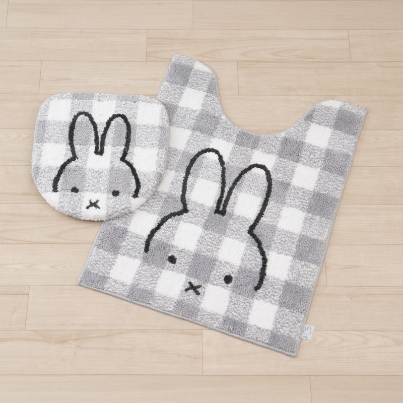 お楽しみセット2026 DickBruna チェックライン トイレ2点セット ロング