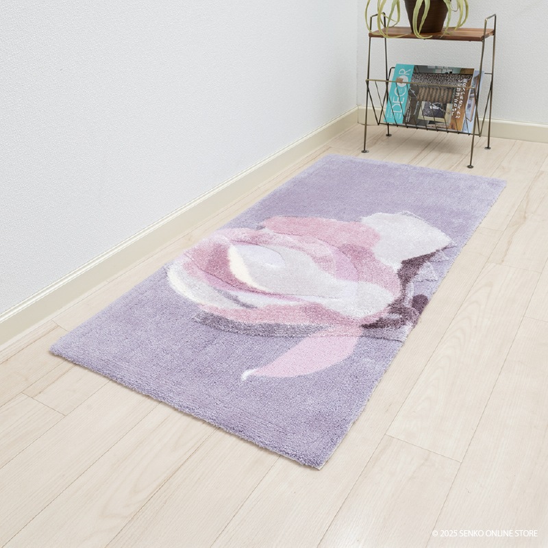 M+home マグノーリア インテリアマット 約60×120cm ピンク