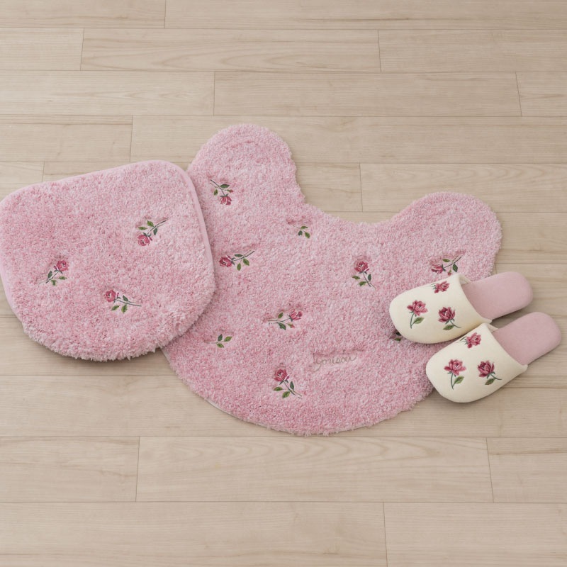 SDS yorisou スイートローズ トイレ3点セット トイレマット+兼用