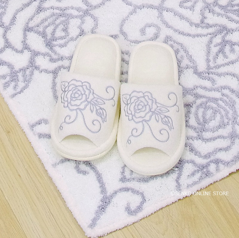 クリアローズ2 スリッパ フリーサイズ ライトブルー/ライトピンク/ホワイト/ブルー/ピンク/グレー