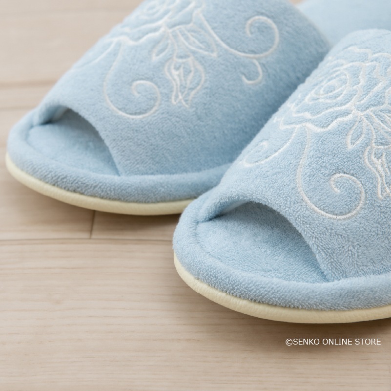 クリアローズ2 スリッパ フリーサイズ ライトブルー/ライトピンク/ホワイト/ブルー/ピンク/グレー