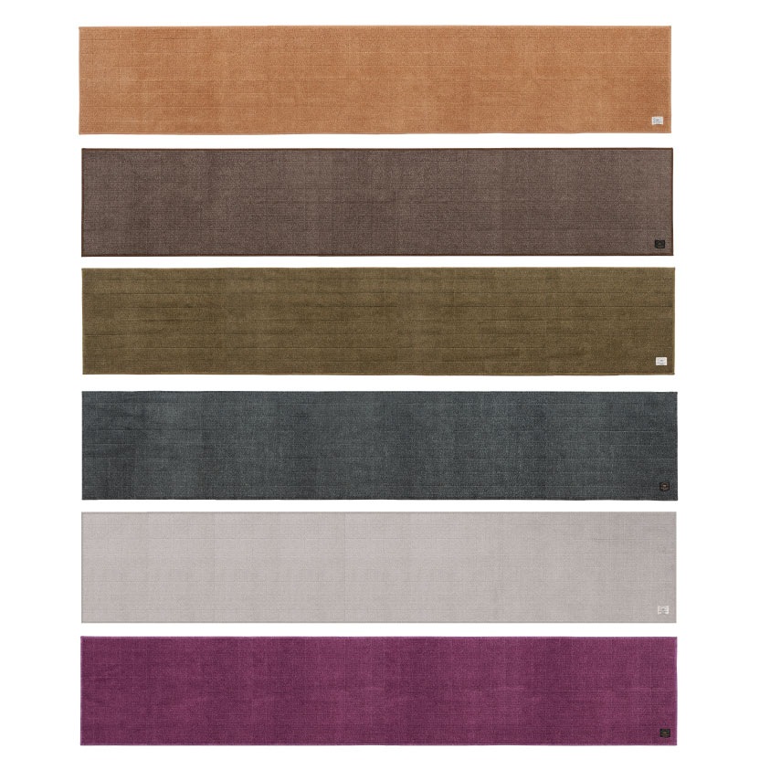 【キッチンマット 日本製 高品質 機能的 薄手 高級感 シンプル】約50×270cm 全6色 B.B.collection ヘリンボン4 (巻きパッケージ) ラッピング/のし対応不可