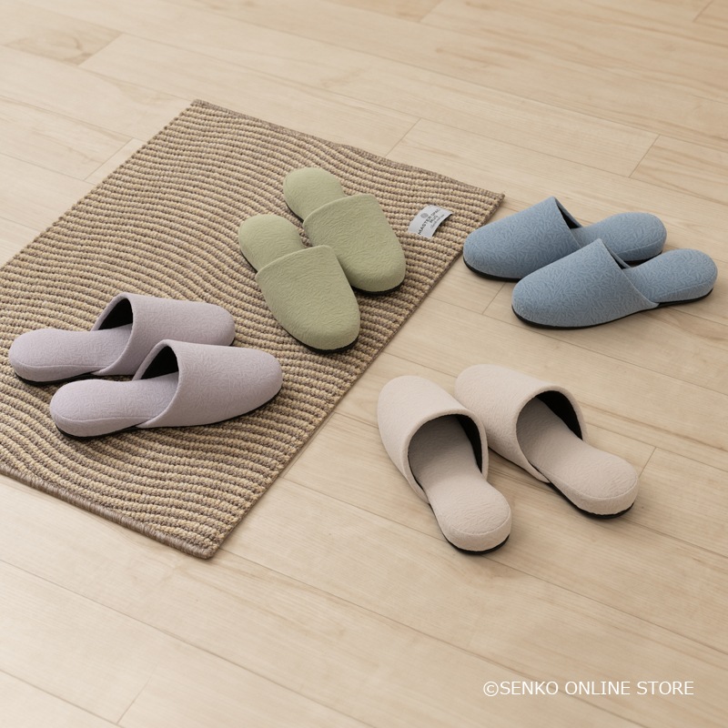 ☆SDS スリッパ フロウリーフ 適応サイズ:（M）約23.5～25cm ブルー