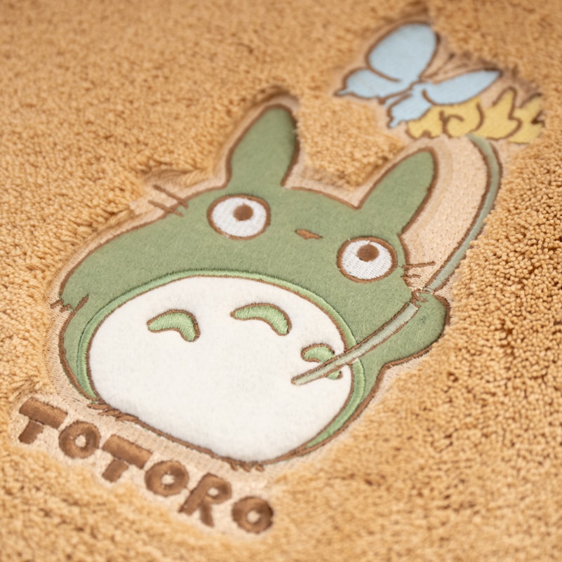 となりのトトロ はらっぱ バスマット 約45×65cm ベージュ/グリーン