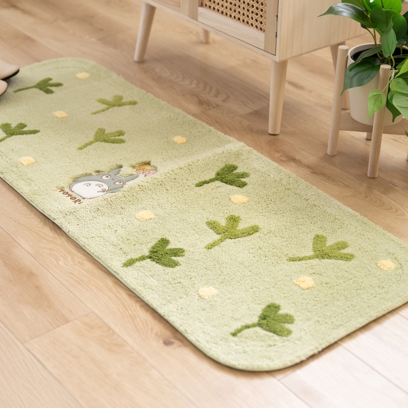 となりのトトロ はらっぱ キッチンマット 約45×120cm ベージュ