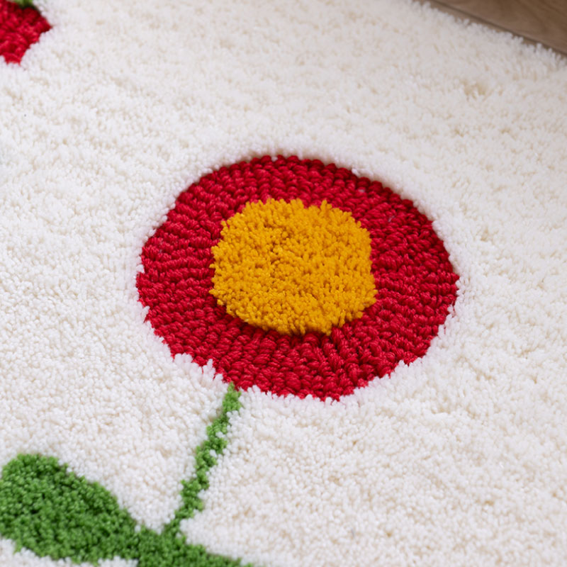 アツコマタノ キッチンの窓辺 ロングマット 約50×180cm グレー/アイボリー