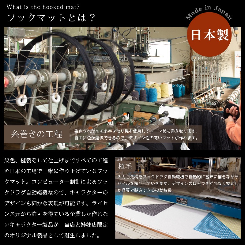 ディックブルーナ インテリアマット 約45×70cm おともだち（ベージュ）/お花と顔（イエロー）/トゥーフェイス（グレー）/ラインボリス（ベージュ）