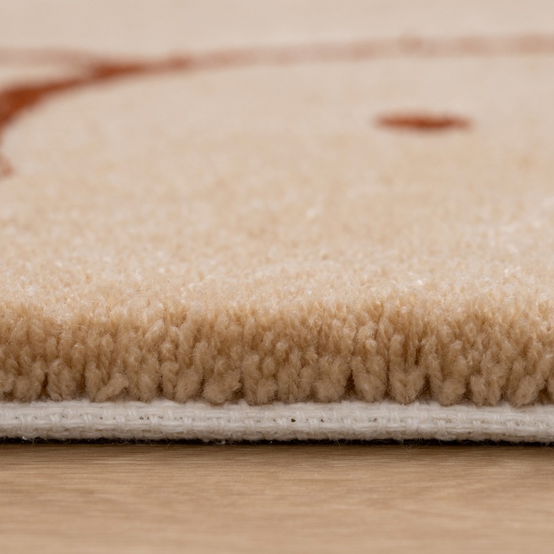 ディックブルーナ インテリアマット 約45×70cm おともだち（ベージュ）/お花と顔（イエロー）/トゥーフェイス（グレー）/ラインボリス（ベージュ）