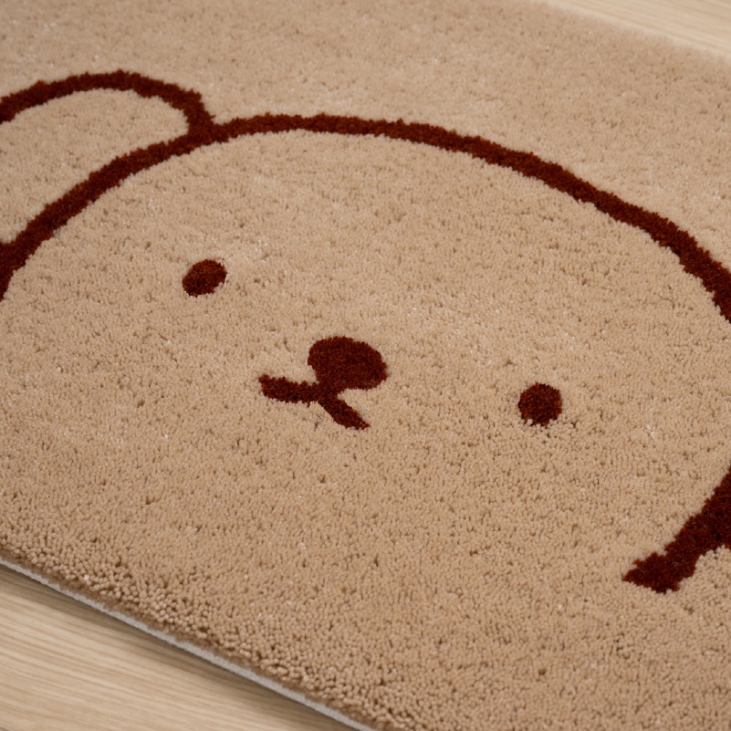 ディックブルーナ インテリアマット 約45×70cm おともだち（ベージュ）/お花と顔（イエロー）/トゥーフェイス（グレー）/ラインボリス（ベージュ）