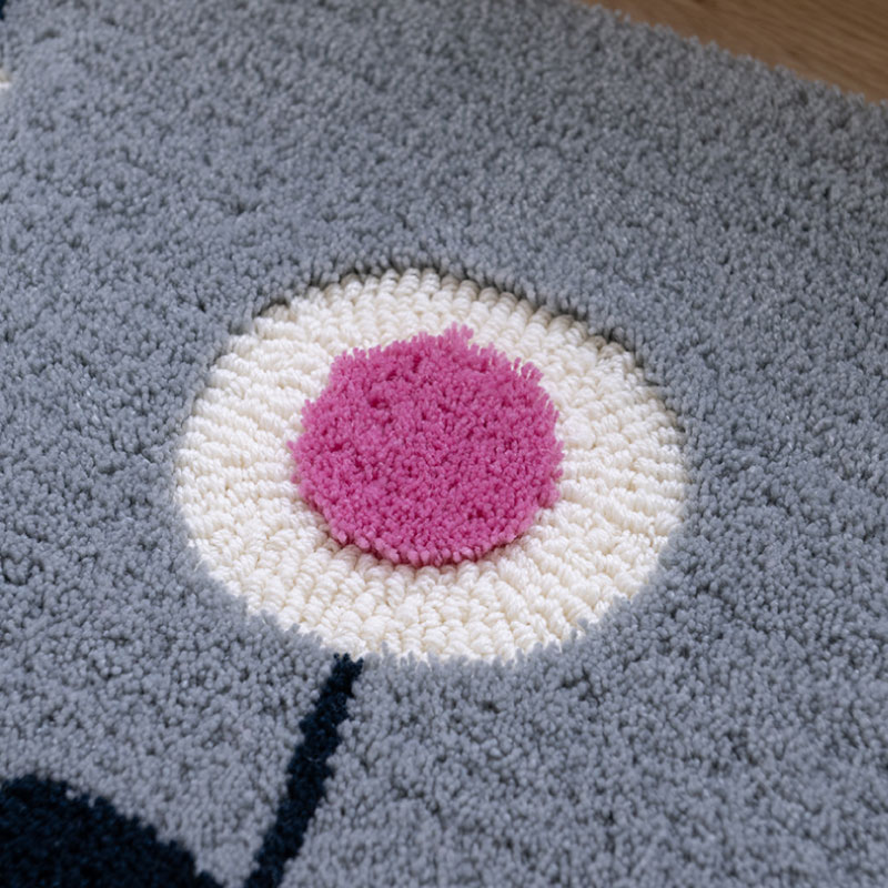 アツコマタノ キッチンの窓辺 ロングマット 約50×240cm グレー/アイボリー