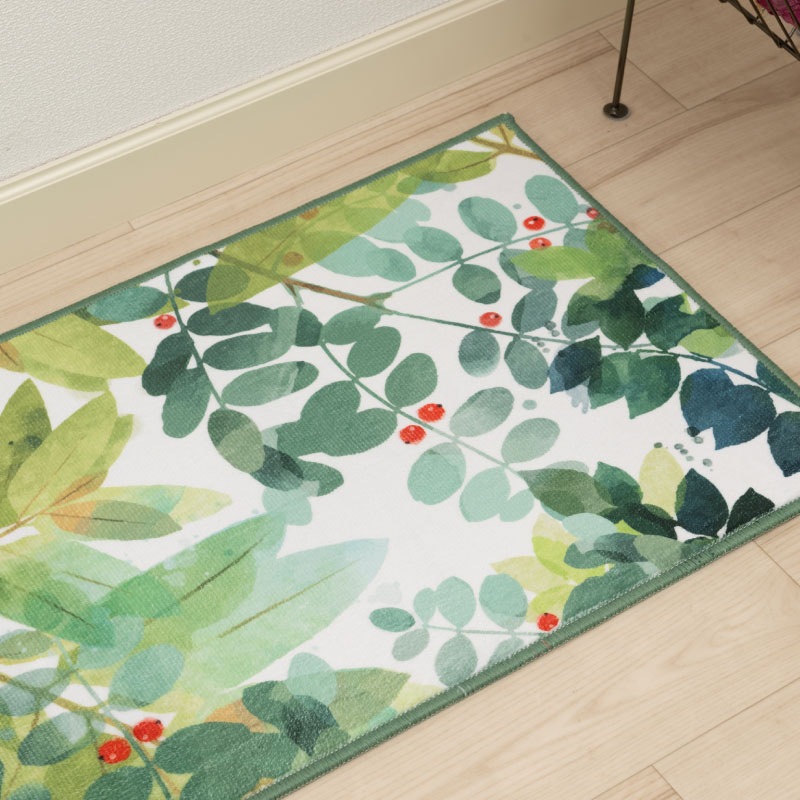 ☆ラッシュ2 ロングマット 約45×180cm グリーン | アイテム,キッチン