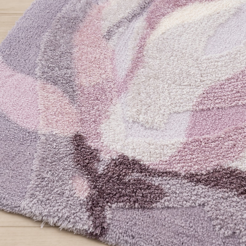 M+home マグノーリア トイレマット 約60×60cm ピンク
