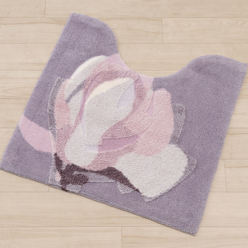 M+home マグノーリア トイレマット 約70×70cm ピンク