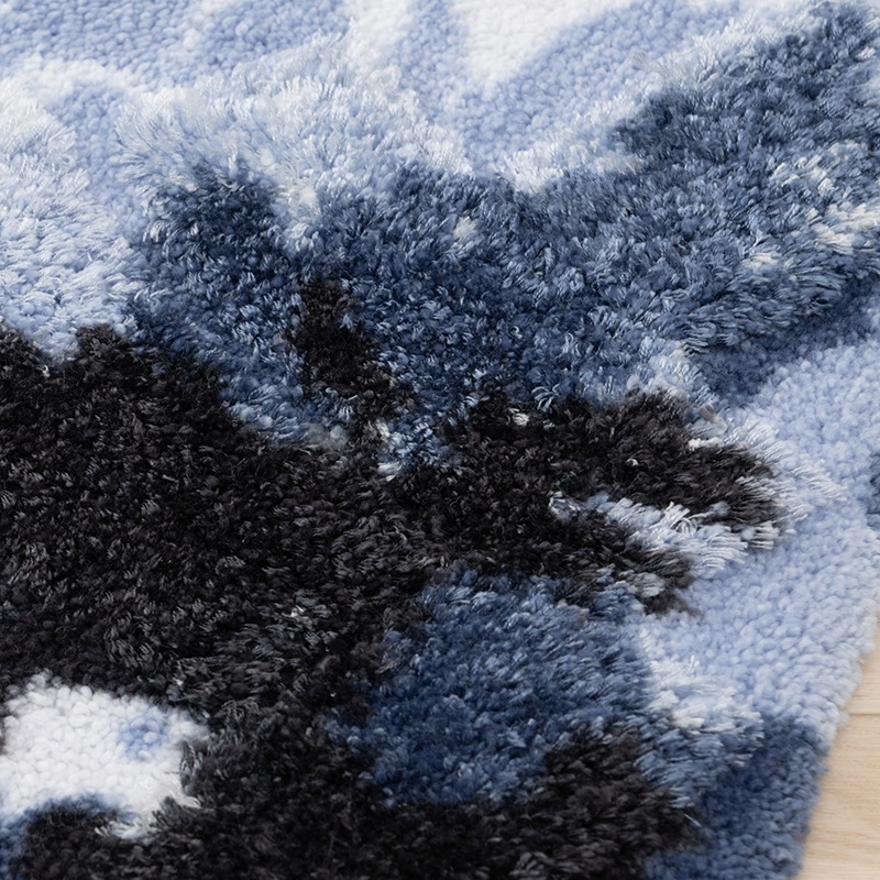 M+home クッカ トイレマット 約70×70cm ネイビーブルー | ブランド,M+