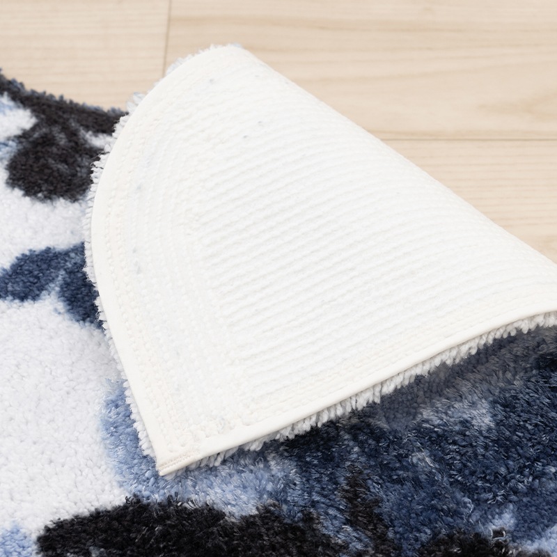 M+home クッカ トイレマット 約70×70cm ネイビーブルー | ブランド,M+