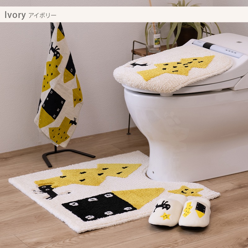 アツコマタノ 迷子のMEME BEBE スリッパ フリーサイズ ブルー