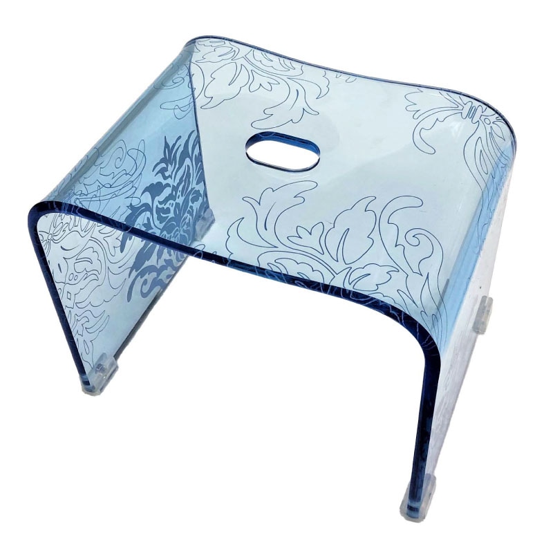 ☆サミーラ バスチェア ブルー LLサイズ：幅約43×奥行26×高さ35cm