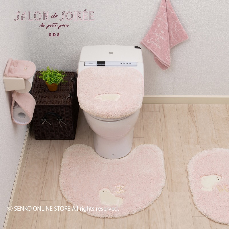 ☆サロンドソワレ ムームーシャトン ハンドタオル 約34×80cm ベージュ