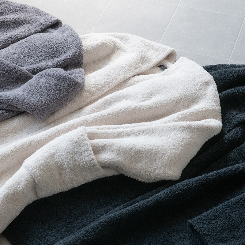 M+home ルミウッコ カーディガン S～M/M～Lサイズ ブラック/グレー/アイボリー