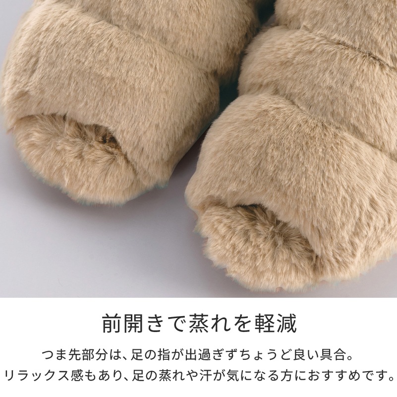 SDS Boappa（ボアッパ） オープントゥスリッパ 適応サイズ:（L）約23