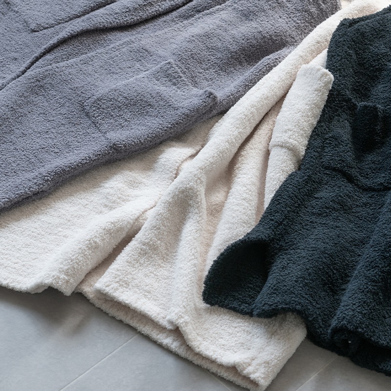 M+home ルミ ロングベスト S～M/M～Lサイズ ブラック/グレー/アイボリー