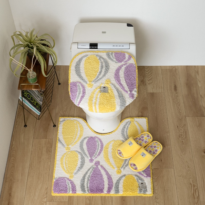 SDS Scandinavian Fika バルーン トイレ3点セット トイレマット+兼用