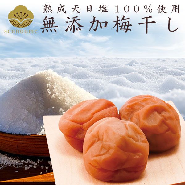 無添加梅干し <紀州完熟白干し梅>ご自宅用