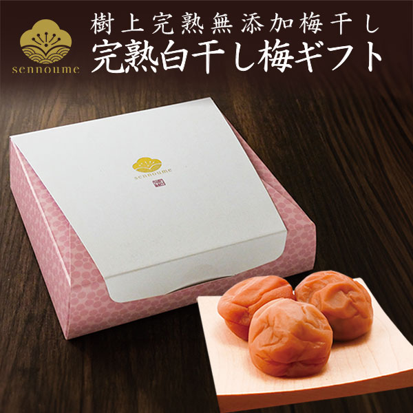 無添加梅干し＜紀州完熟白干し梅ギフト＞