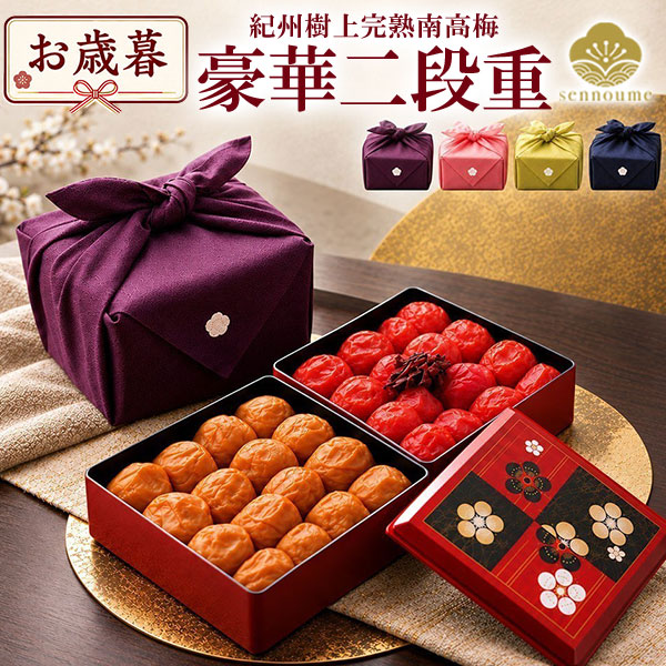 御歳暮＜豪華二段重ギフト＞600g