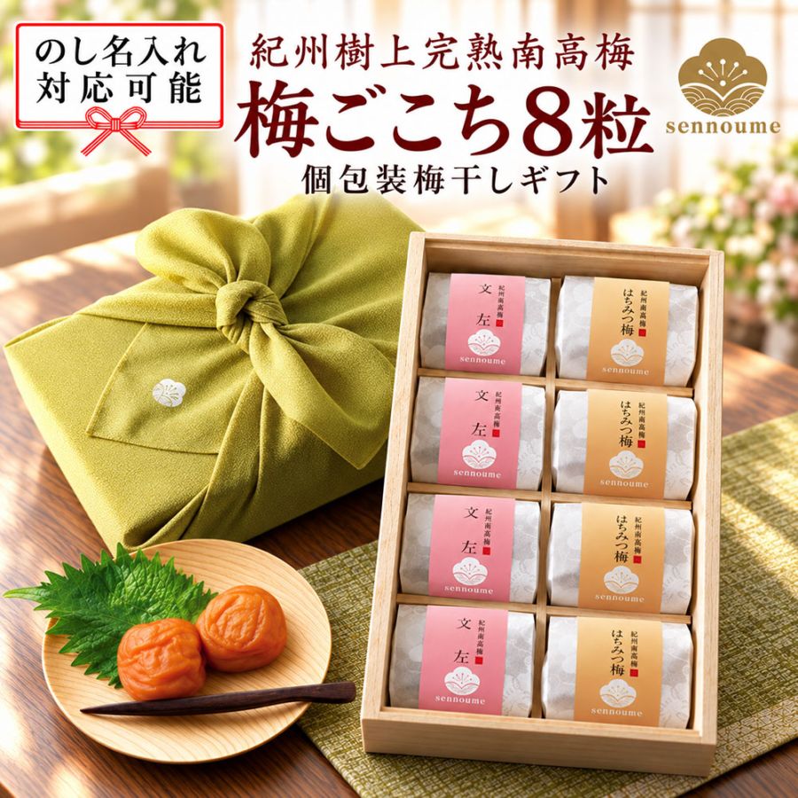 ＜梅ごこち＞(個包装８粒入)＜柚子＞【送料無料】