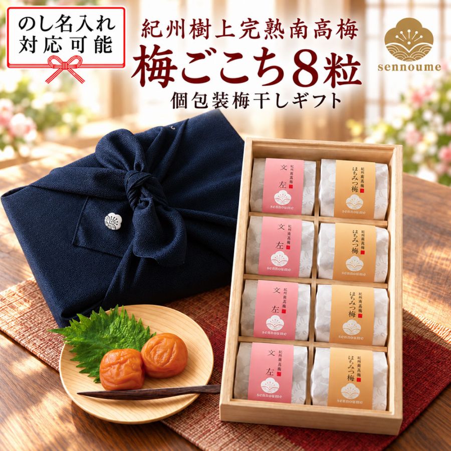 ＜梅ごこち＞(個包装８粒入)＜鉄紺＞【送料無料】
