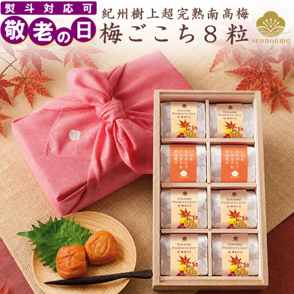 敬老の日ギフト＜梅ごこち＞(個包装８粒入)＜桃＞【送料無料】