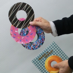 ドーナツの色変わり ※