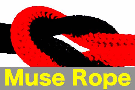 Muse Rope 赤と黒ロープセット ※