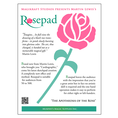 The Rose Pad by Martin Lewis ｜全商品一覧や手品グッズ揃うマジック