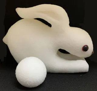 ウサギになるスポンジボール大