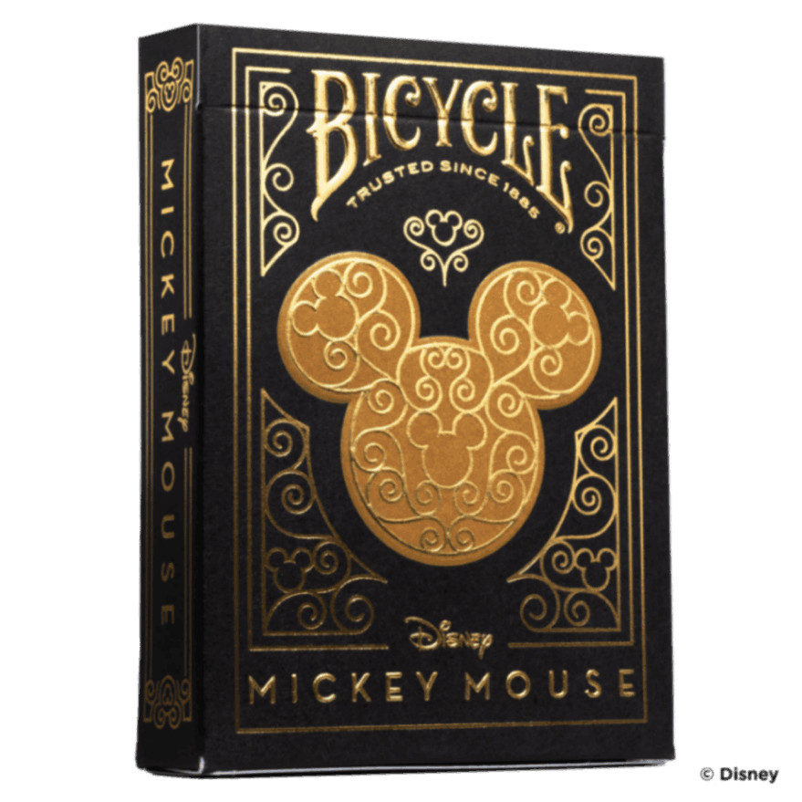 Disney Mickey Mouse inspired Black and Gold by Bicycle