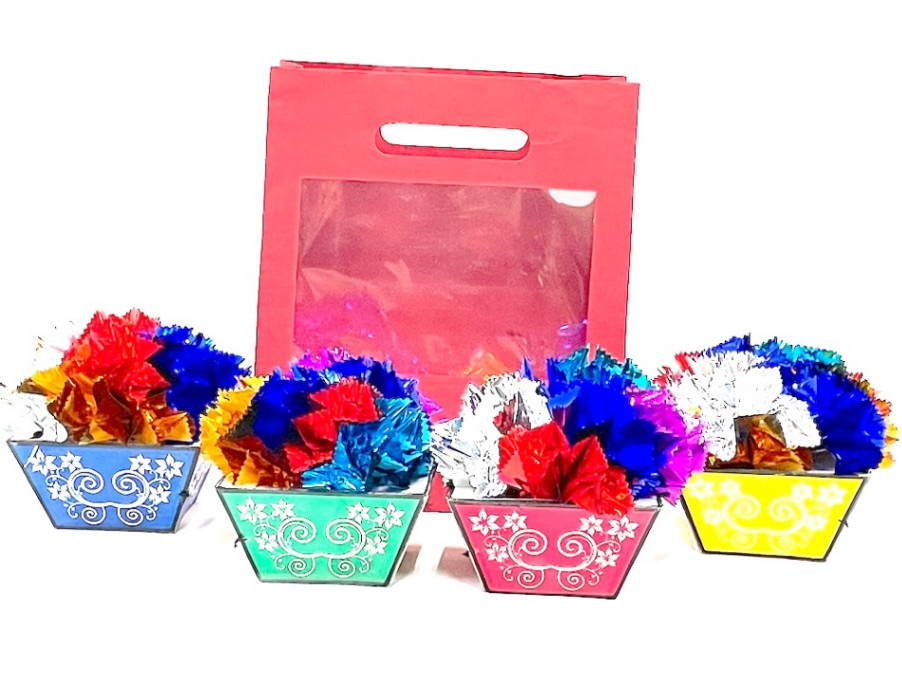 紙袋からフラワーポット エコノミー