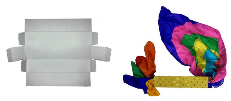 出現&消失する紙箱