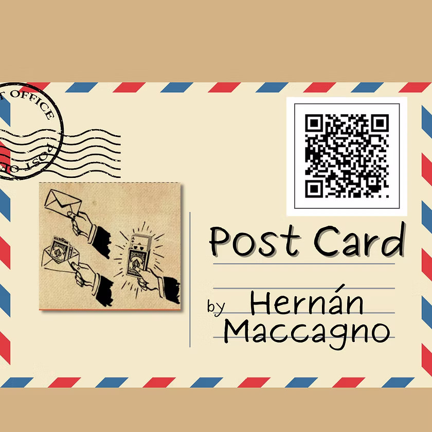 Magician's Postcard by Hernan Maccagno