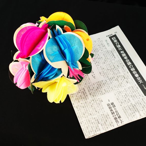 DP 楠玉になる新聞紙