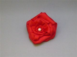 ハンカチとバラ　