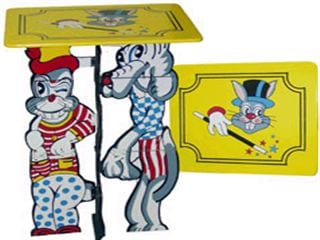 可愛い折りたたみテーブル(木製)