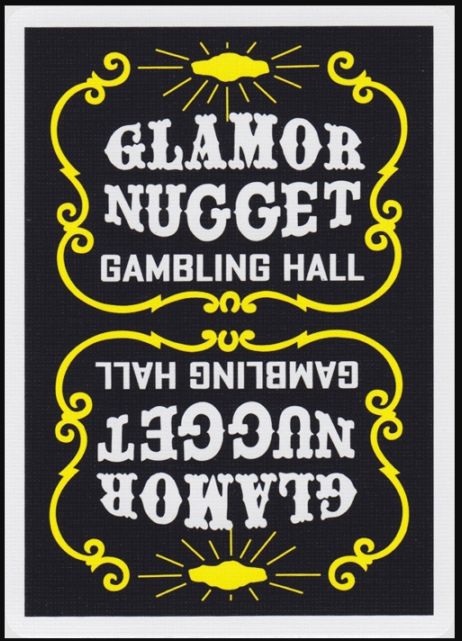 Glamor Nugget Casino Playing Cards 1960 / グラマーナゲット・カジノ・デック【黒】