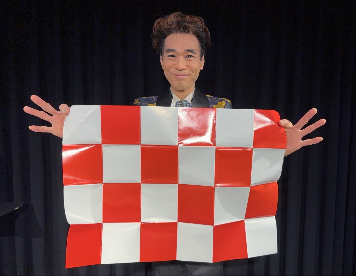 瞬間復活シート 紅白市松格子